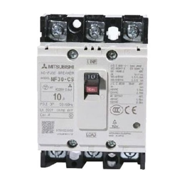 ノーヒューズ遮断器 WS-V シリーズ 経済品 NF63-CV 3P 60A NF63-CV-3P-60A 三菱電機製｜電子部品・半導体通販のマルツ