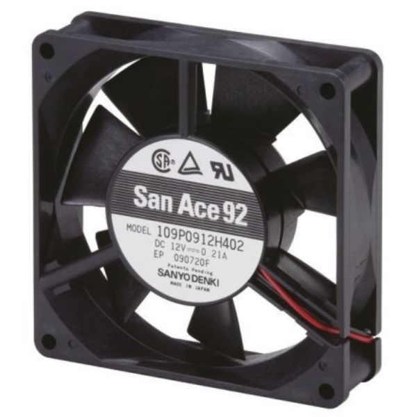 San Ace 軸流ファン 電源電圧：12 V dc 92 x 92 x 25mm【109P0912H402】