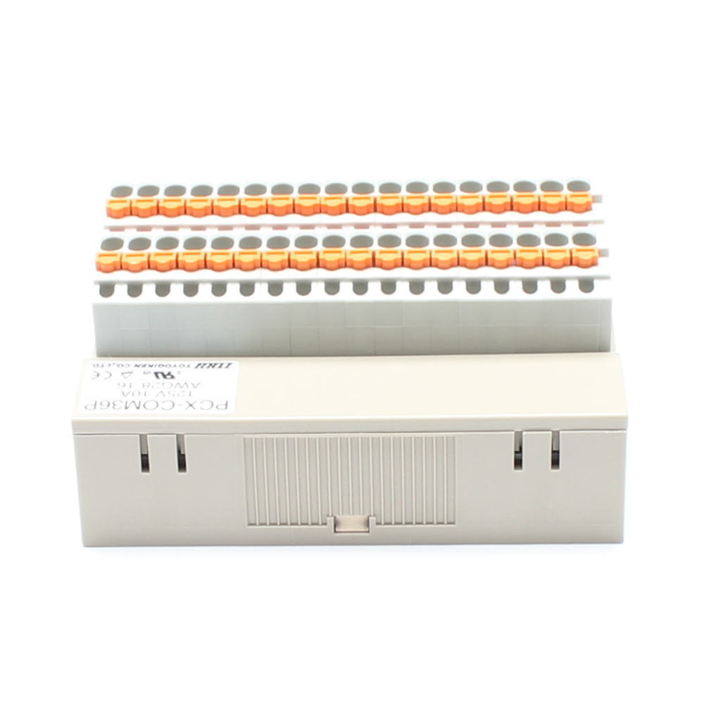 スプリングロック式コモン端子台 PCX-COMシリーズ(36極 全極+COM)【PCX-COM36P】