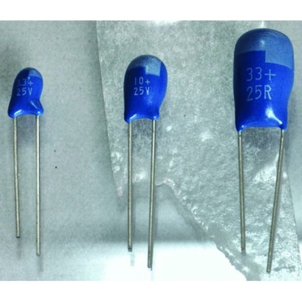 タンタルコンデンサ 25V 4.7μF ±10% 204N2502-475K4 松尾電機製｜電子