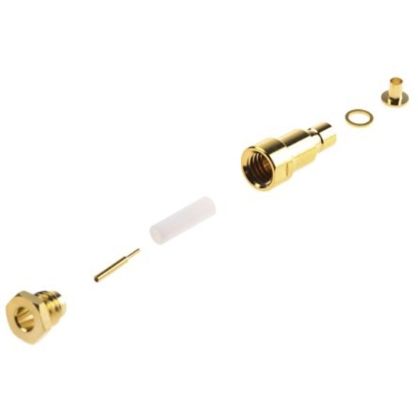 SMBコネクタ ケーブルマウント Plug ストレート クランプ 50Ω