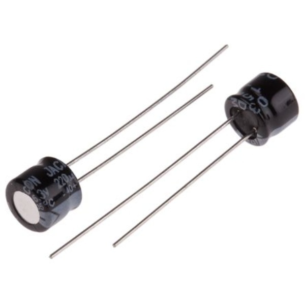電解コンデンサ 220μF 6.3V dc 706-0589 RS PRO製｜電子部品・半導体
