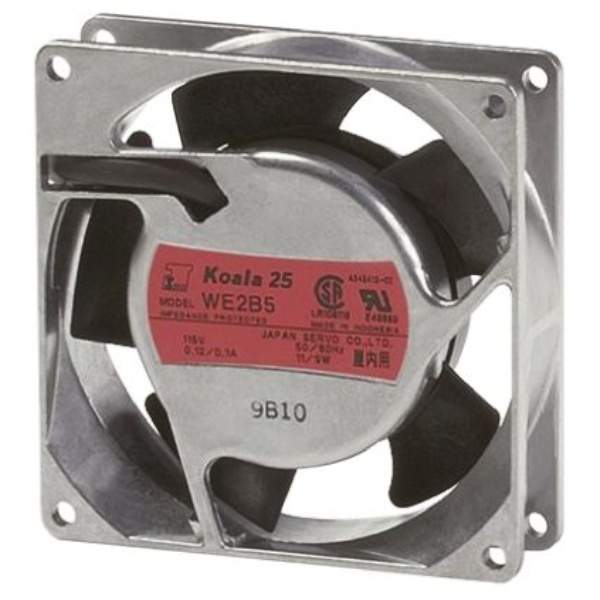 日本電産サーボ 軸流ファン 電源電圧：100 V ac 92 x 92 x 25.5mm AC