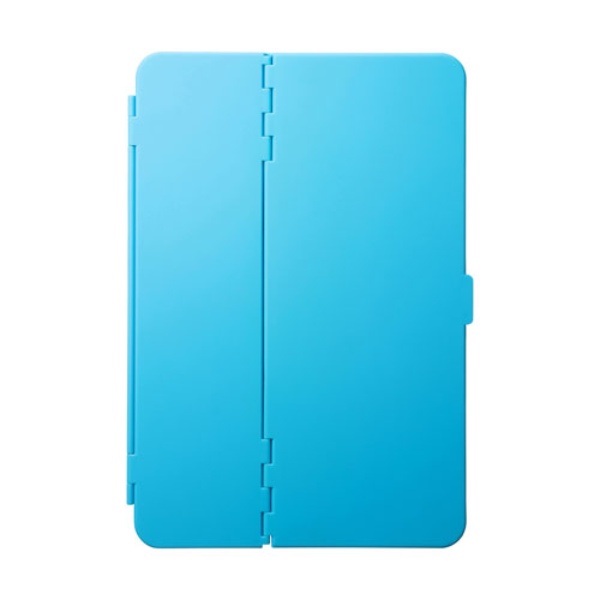 iPad mini用ハードケース(スタンドタイプ、ブルー)【PDA-IPAD1404BL】