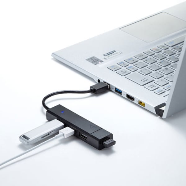 USB3.1 Gen1+USB2.0コンボハブ【USB-3H421BK】