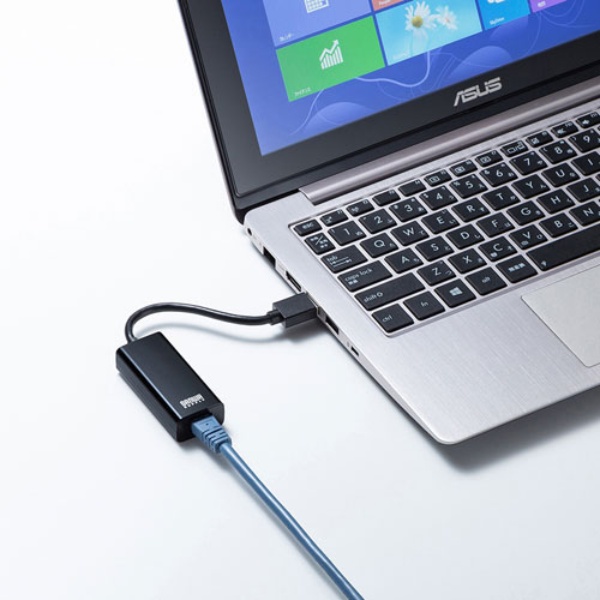 USB3.1-LAN変換アダプタ(ブラック)【USB-CVLAN1BK】