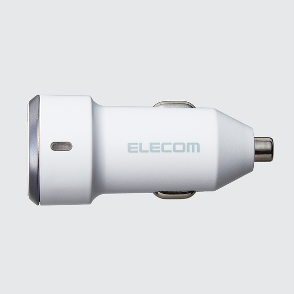 車載充電器(12W・5V/2.4A・2ポート)(ホワイト)【MPA-CCU12WH】