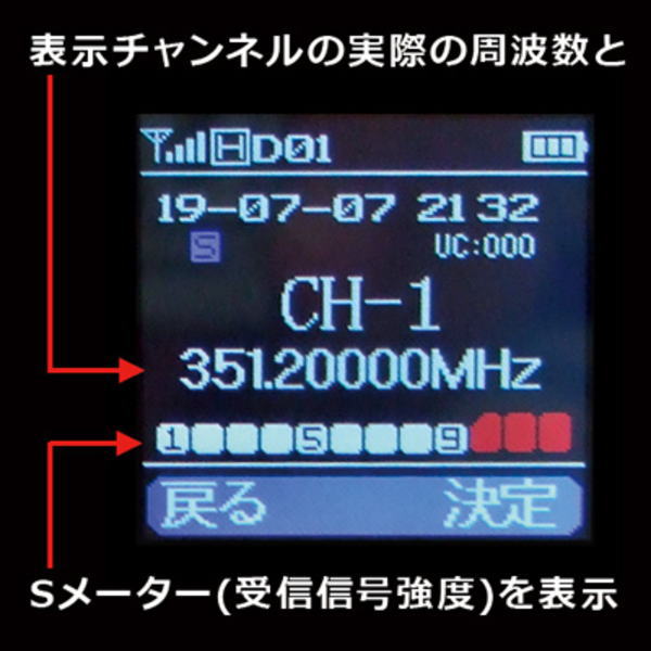 5W ハイパワー・デジタルトランシーバー【FC-D301W】