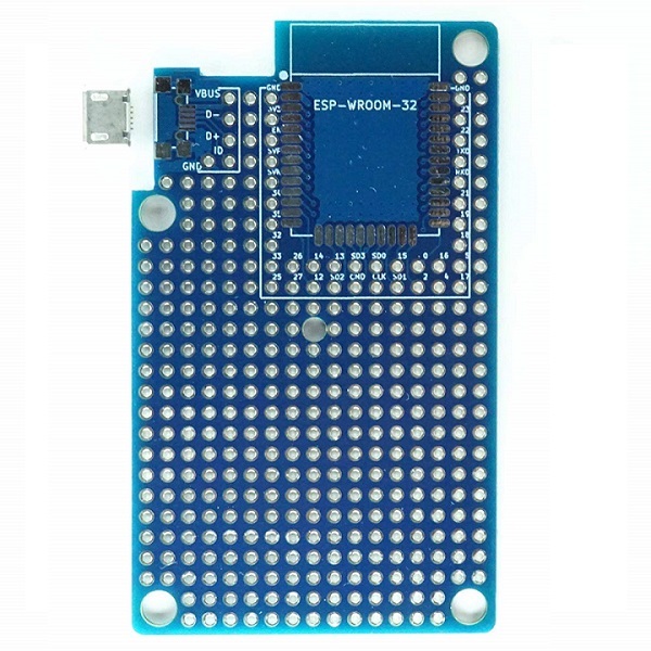 ミンティア基板 for ESP-WROOM-32 with microUSB【ABB-MNT-E32-USB-MB】