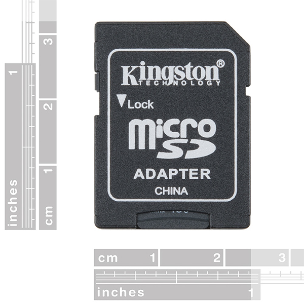 アダプタ付きmicroSDカード(32GB、Class10)【COM-14832】