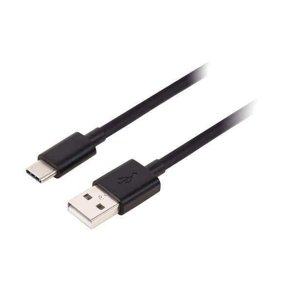 USB充電/データ転送ケーブル Type-C - Type-A(USB2.0)(1.5m)【GH-UCSCAB1.5-BK】