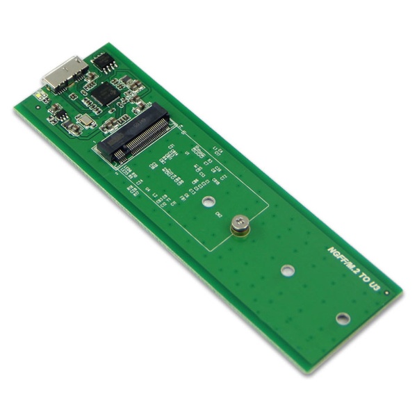 USB3.0接続 UASP対応 M.2 SATA SSDケース【HDE-10】