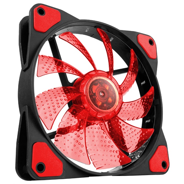 LED搭載 ケース用ファン120mm レッド【SC-120-R】