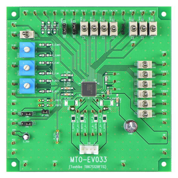 モータドライバIC評価基板(TB67S128FTG)【MTO-EV033(TB67S128FTG)】