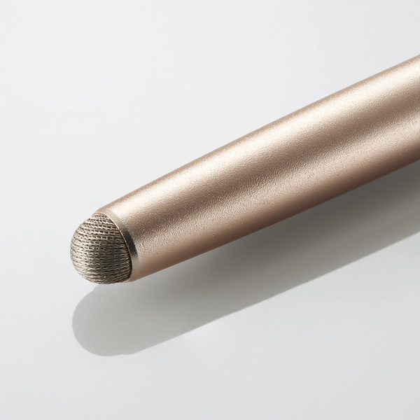 導電繊維タッチペン"AL.STYLUS"(低重心設計)ゴールド【P-TPATCF01GD】