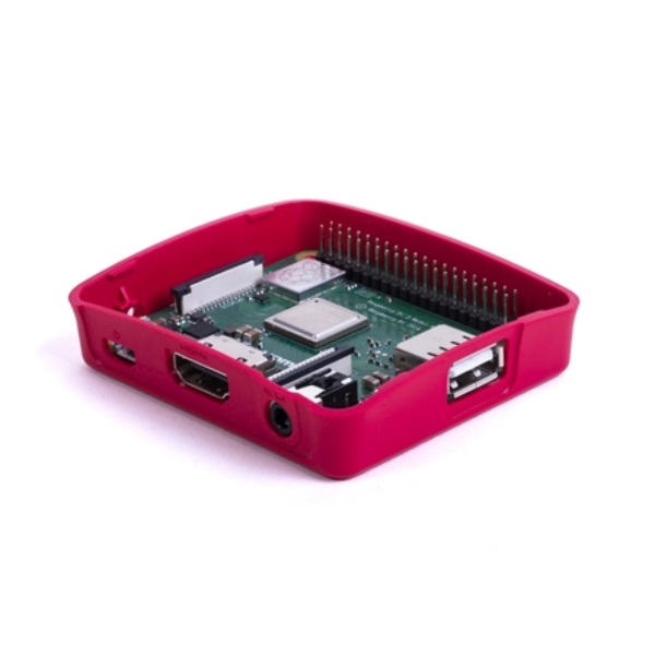 Raspberry Pi 3 Model A+用 公式ケース(赤/白)【RPI-3A+-CASE】