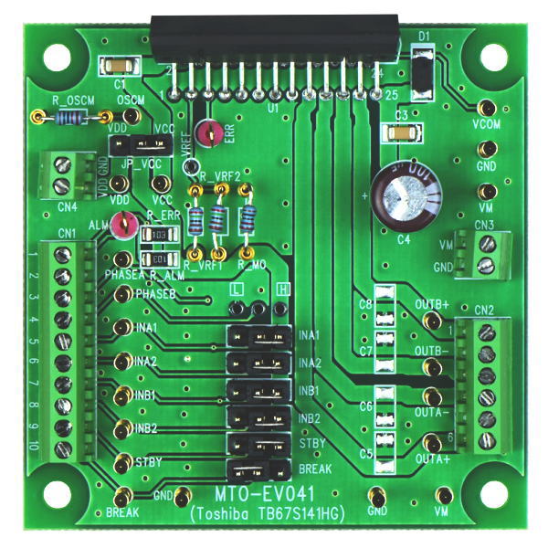 ステッピングモータドライバIC(TB67S141FTG)評価基板 MTO