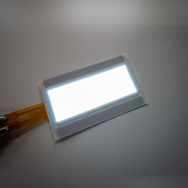 はんだ端子付きフレキシブル有機EL照明(白、発光面43.4×15.9mm)【A88MA2A】