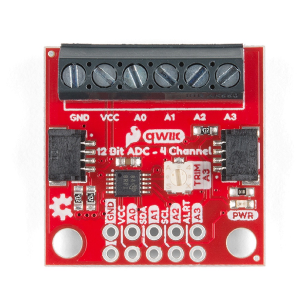 QWIIC 12BIT 4CHANNEL ADS1015【DEV-15334】