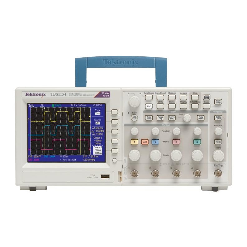 OSCILLOSCOPE 4CH 150MHZ 1GSPS TBS1154 テクトロニクス製｜電子部品