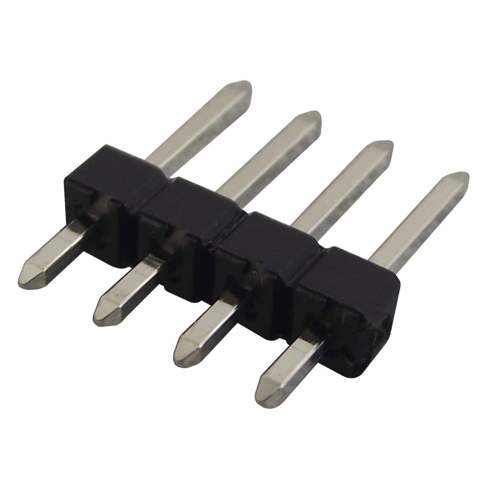 CONNECTOR HEADER 4POS 1ROW 2.54MM 22-28-4040 Molex製｜電子