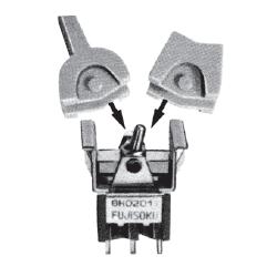 レバー・ロッカースイッチ ON-OFF-(ON) はんだ端子【8HD1051-Z】