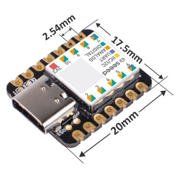 Seeeduino XIAO(Arduinoマイクロコントローラ)【102010328】