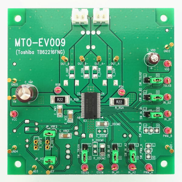 モータードライバIC評価基板(TB62216FNG)【MTO-EV009(TB62216FNG)】