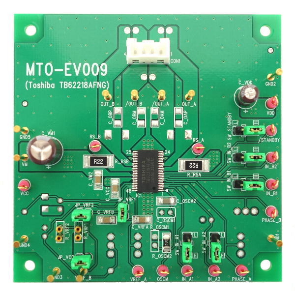 モータードライバIC評価基板(TB62218AFNG)【MTO-EV009(TB62218AFNG)】