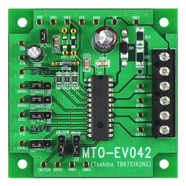 モータードライバIC評価基板(TB67S142NG)【MTO-EV042(TB67S142NG)】