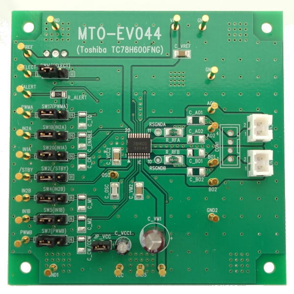モータードライバIC評価基板(TC78H600FNG)【MTO-EV044(TC78H600FNG)】