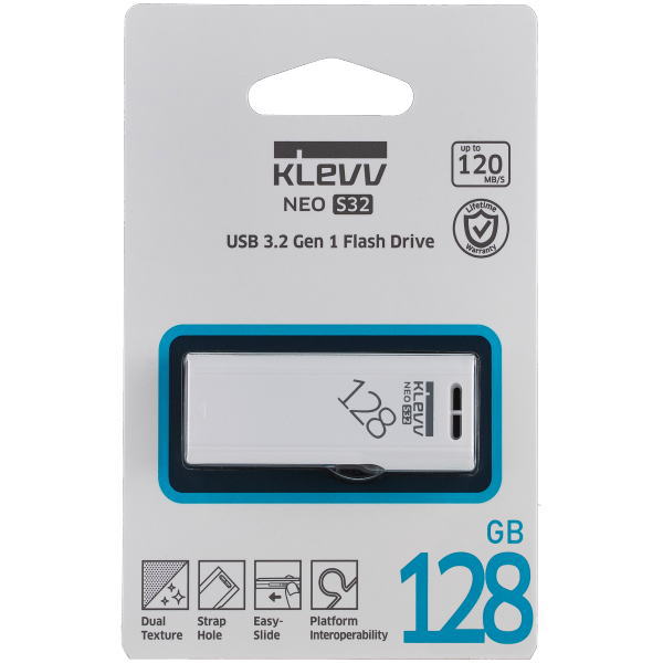 USBフラッシュメモリ(USB3.2対応、128GB)【K128GUSB4-S3】