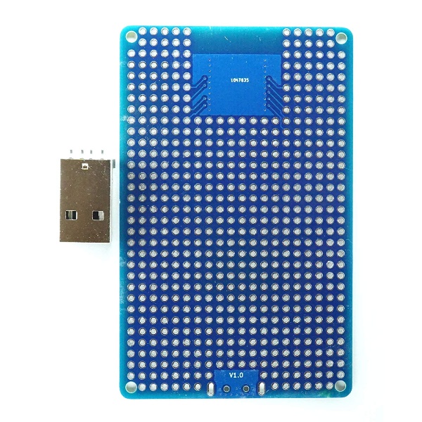 ESP-WROOM-02プロト基板L＋USB TypeA【ABB-ESP02-PRT-L-UTA】