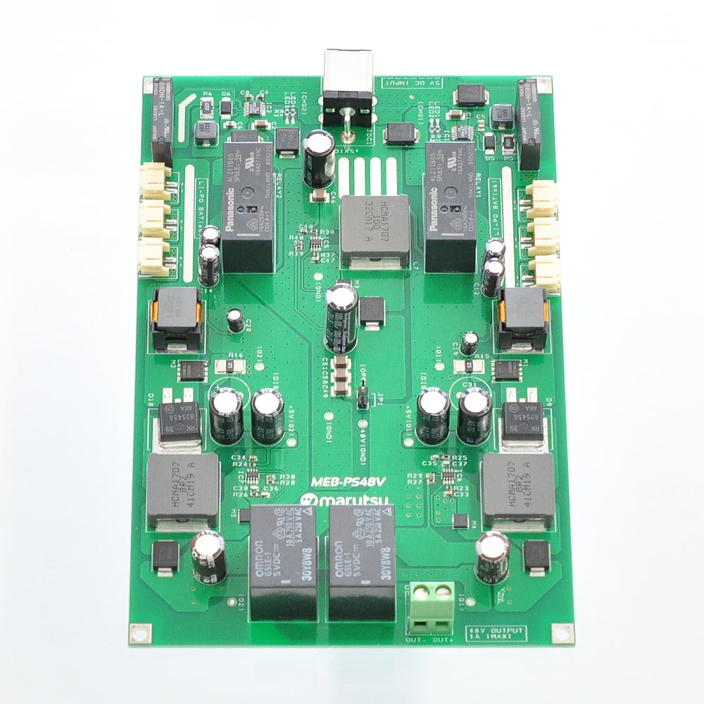 充電機能付き出力48V電源回路基板【MEB-PS48V】