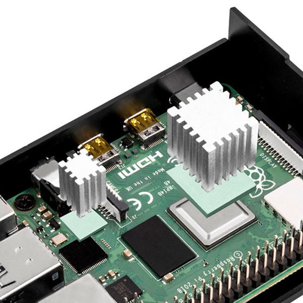 Raspberry Pi 4 Model B用アルミニウム製ケース【SST-PI02B】