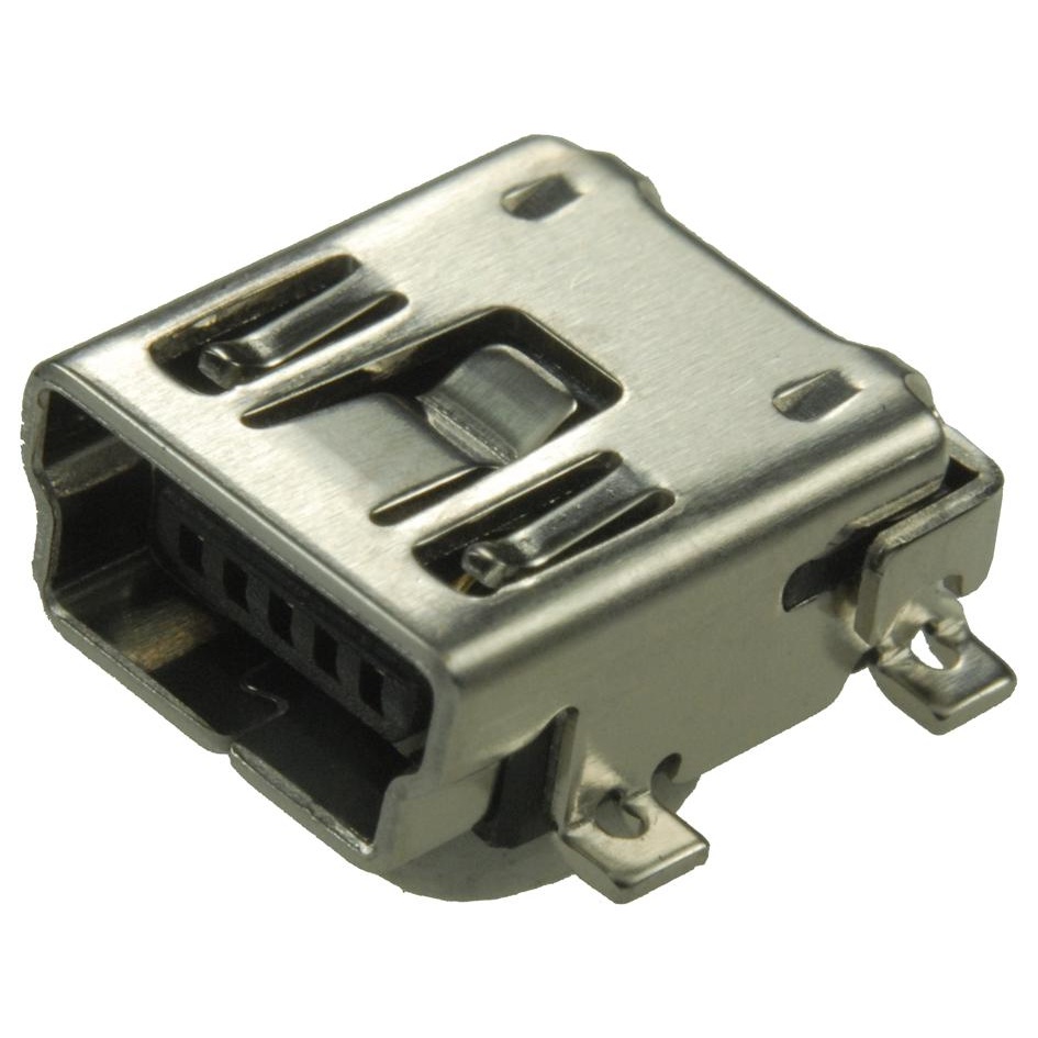 MINI USB CONNECTOR RECEPTACLE 5POS SMD 17340352.. TE Connectivity(Tyco