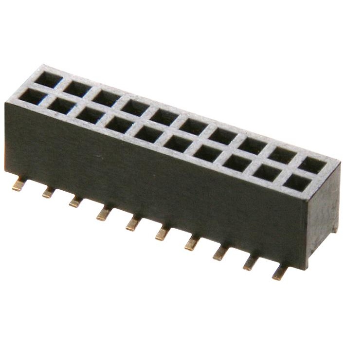 SOCKET VERTICAL SMT 1.27MM 20WAY M50-3121045 Harwin Inc.製｜電子部品・半導体通販のマルツ