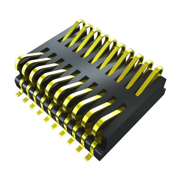 Stackable Samtec Header CONNECTOR STACKING HEADER 40POS 2ROW FSI-120-03-G-D-M-AB Samtec Inc.製 ...