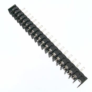 貫通型ねじ式端子台 M3フリーねじ 7.62mmピッチ 10A 250V 18極 貫通型ねじ式端子台 M3フリーねじ 7.62mmピッチ 10A 250V 18極