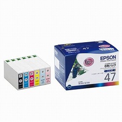 インクカートリッジ 6色パック(CMYK・LC・LM) IC6CL47 EPSON製