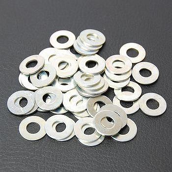 平ワッシャー三価クロメート50個入 ﾋﾗﾜｯｼｬ3MM*50(RO) ネジの高山製