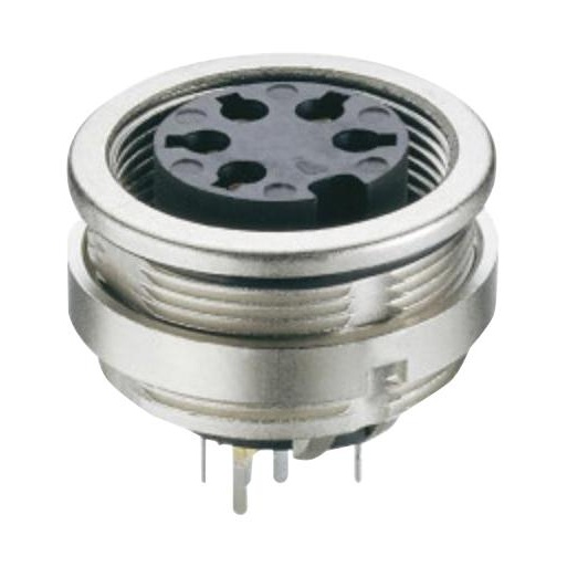 CHASSIS SOCKET ACC. TO IEC 61076-2-106 IP 68 WITH THREADED JOINT FOR ...