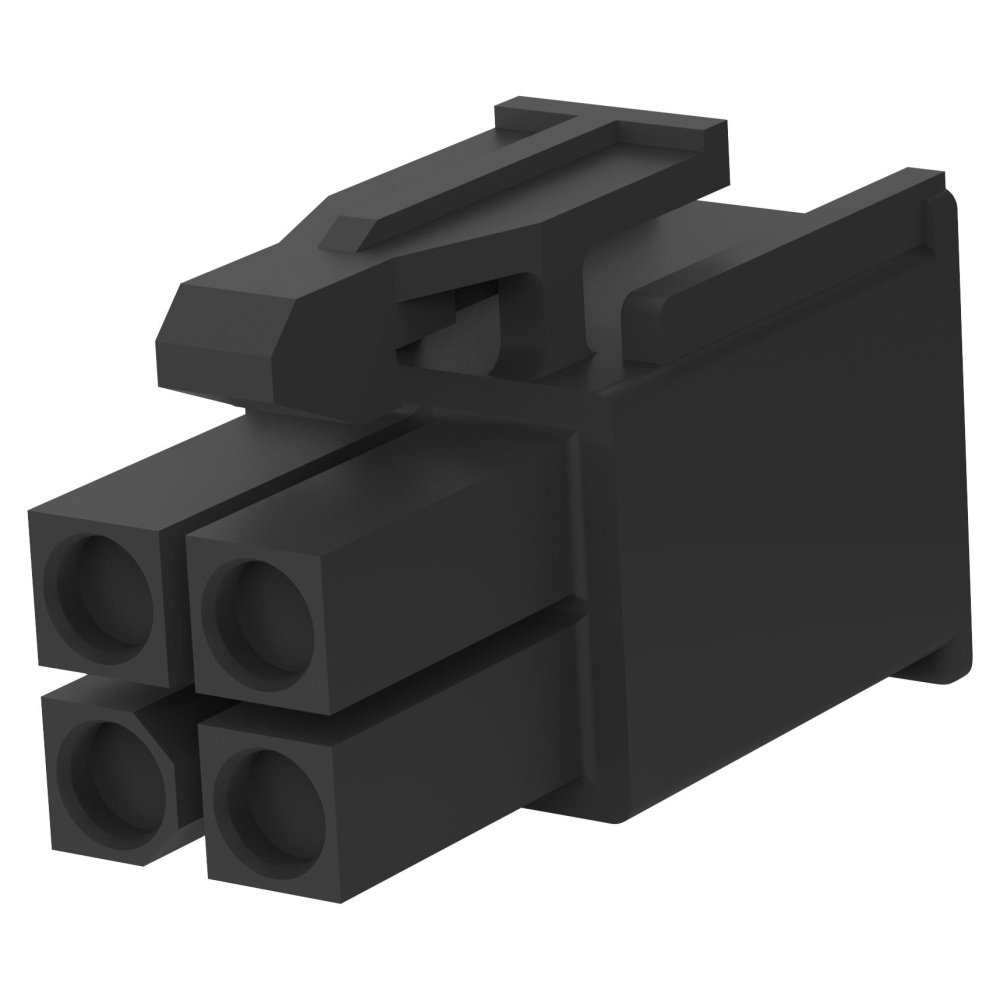 CONNECTOR HOUSING PLUG 4POS 4.14MM 1-172167-9 AMP Connectors