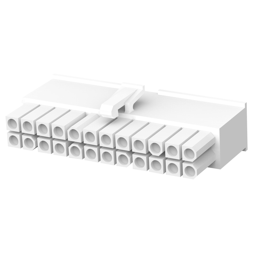CONNECTOR HOUSING PLUG 24POS 4.14MM 770587-1 AMP Connectors / TE ...