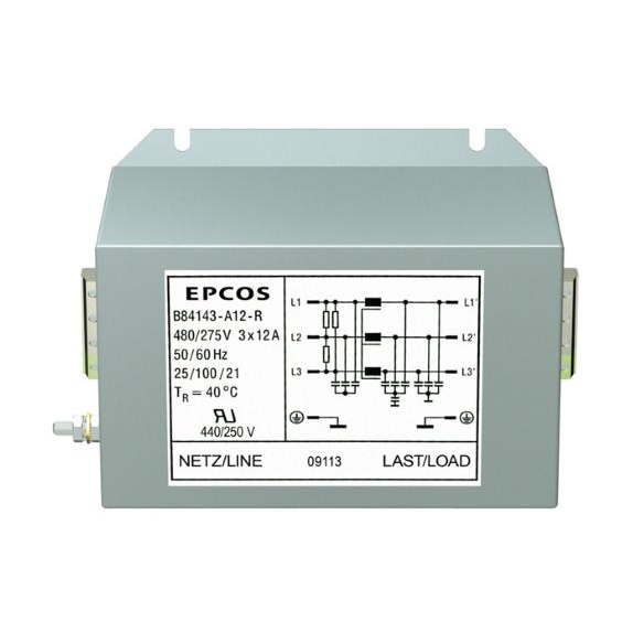POWER LINE FILTER 3 PHASE 120A 480VAC B84143A0120R000 EPCOS (TDK)製｜電子部品 ...