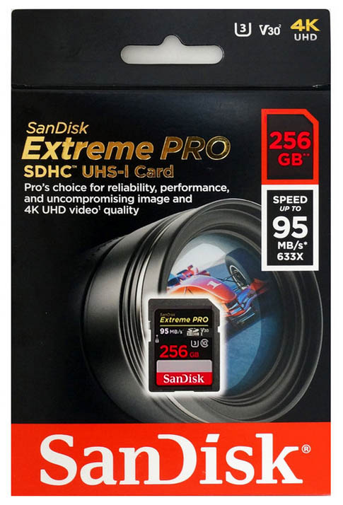 SDXCカード 256GB Extreme Pro【SDSDXXG-256G-GN4IN】