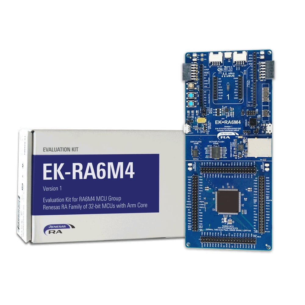 RAファミリRA6M4グループMCU評価キット RTK7EKA6M4S00001BE  ルネサスエレクトロニクス(Intersil・IDT)製｜電子部品・半導体通販のマルツ