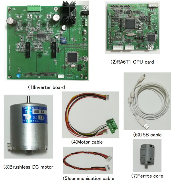 RAファミリRA6T1グループ用モータ制御評価システム【RTK0EMA170S00020BJ】