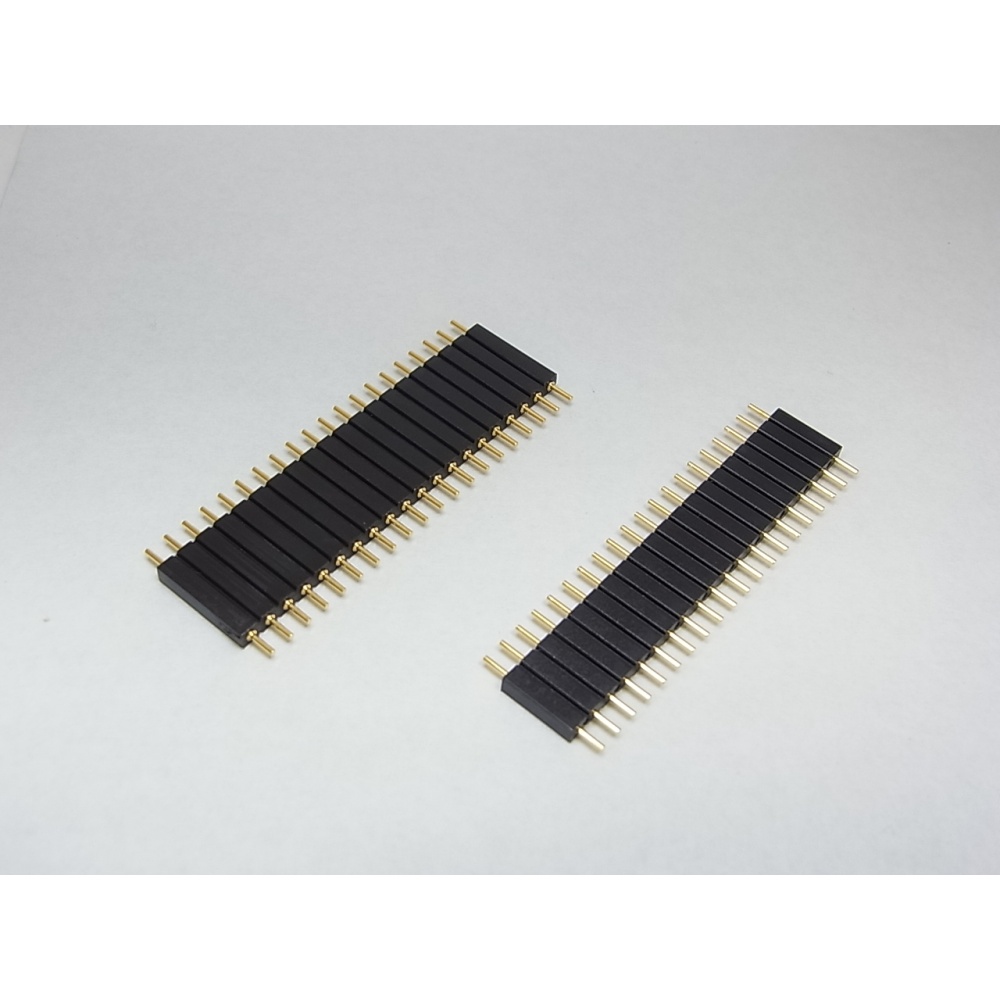 ピンヘッダ― 二段重ね用(連結タイプ)(2.54mmピッチ)12極 ML-5