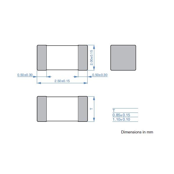 インダクタ(コイル)【MLP2520S100ST0S1】
